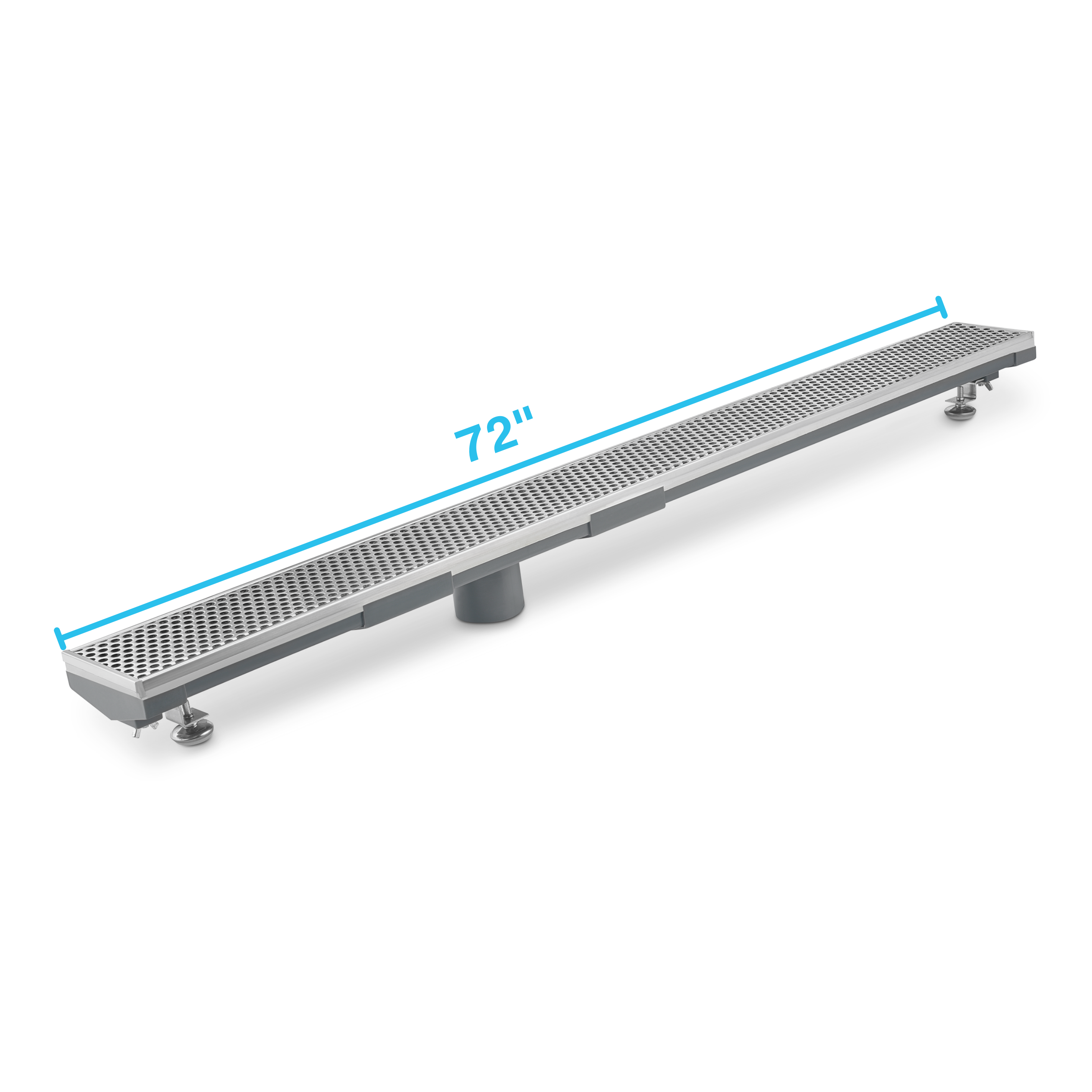 Perforated Adjustable Kit Lagos Linear Drain 2" outlet