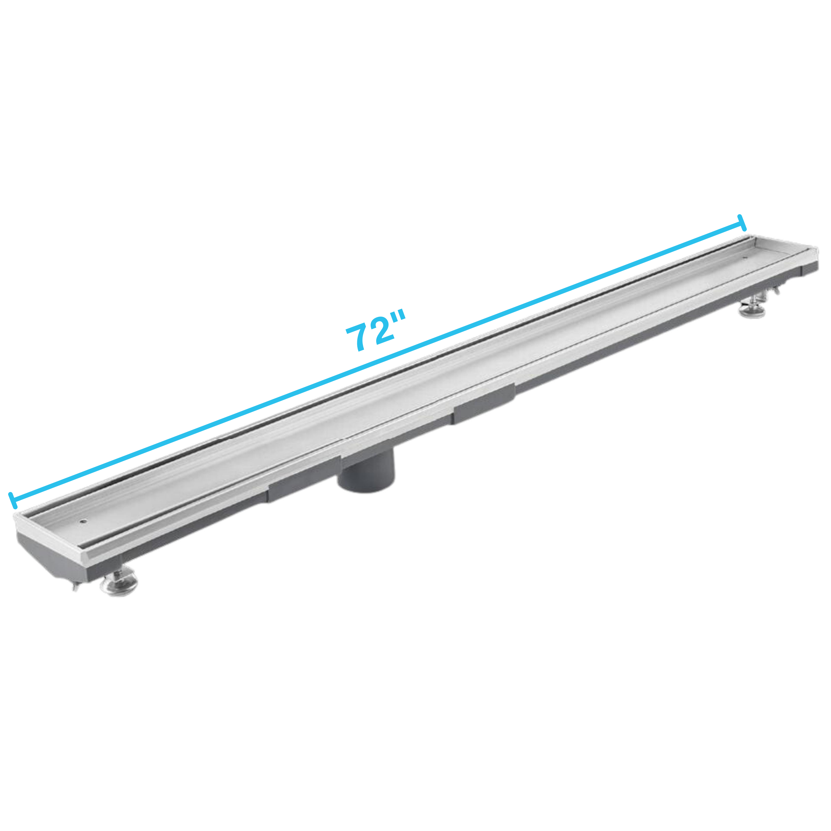 Mist (Tile-In) Adjustable Kit Lagos Linear Drain 2" outlet