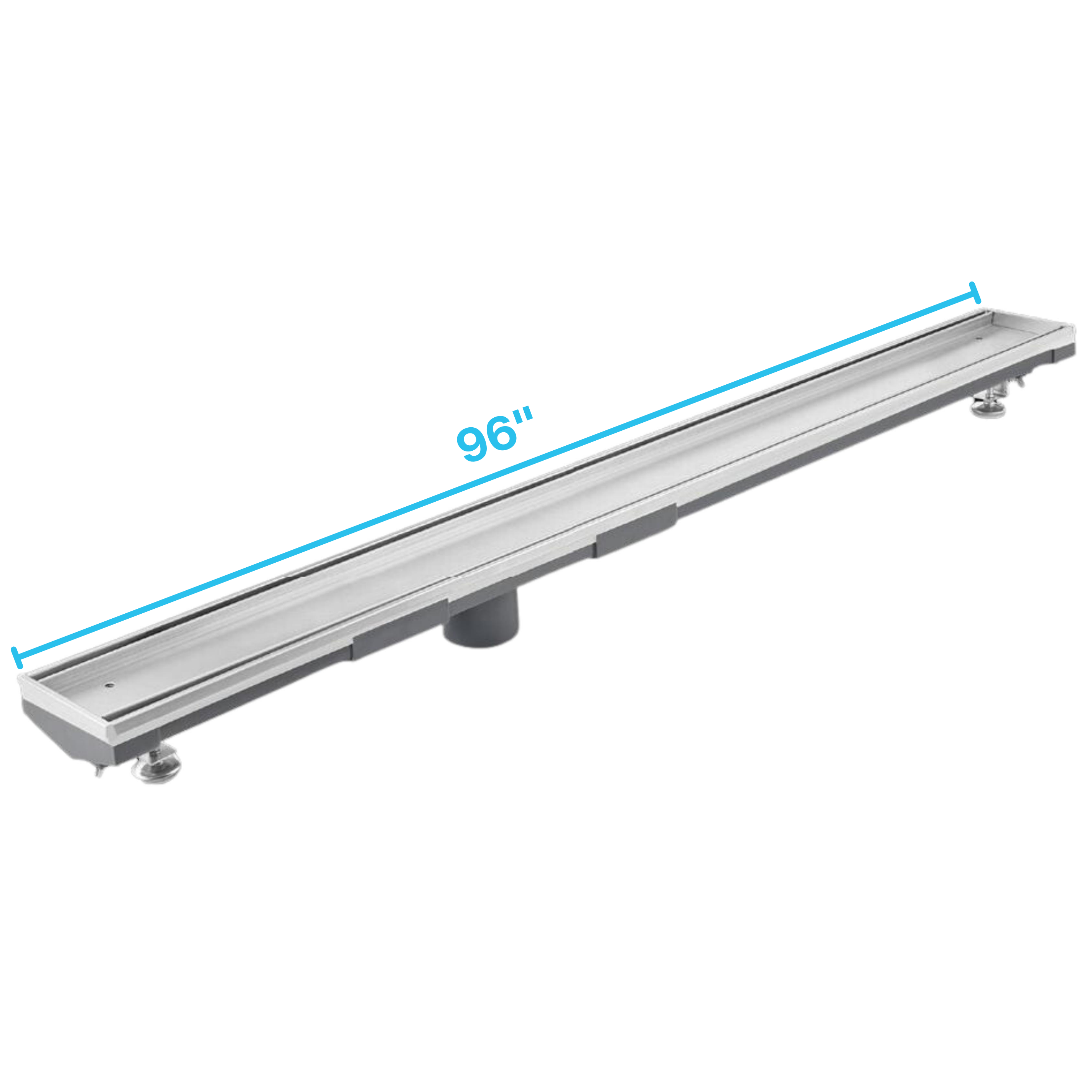 Mist (Tile-In) Adjustable Kit Lagos Linear Drain 2" outlet