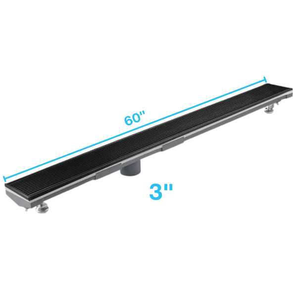Wedgewire Adjustable Kit Lagos Linear Drain 3" High Flow