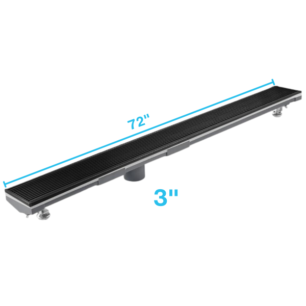 Wedgewire Adjustable Kit Lagos Linear Drain 3" High Flow