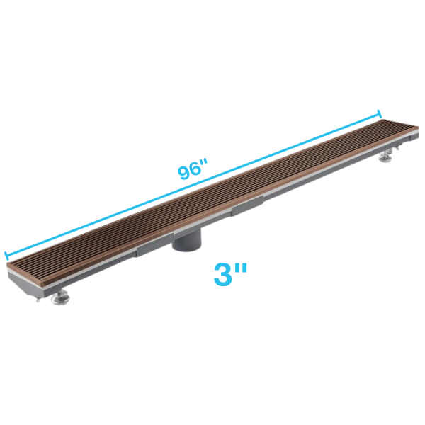 Wedgewire Adjustable Kit Lagos Linear Drain 3" High Flow