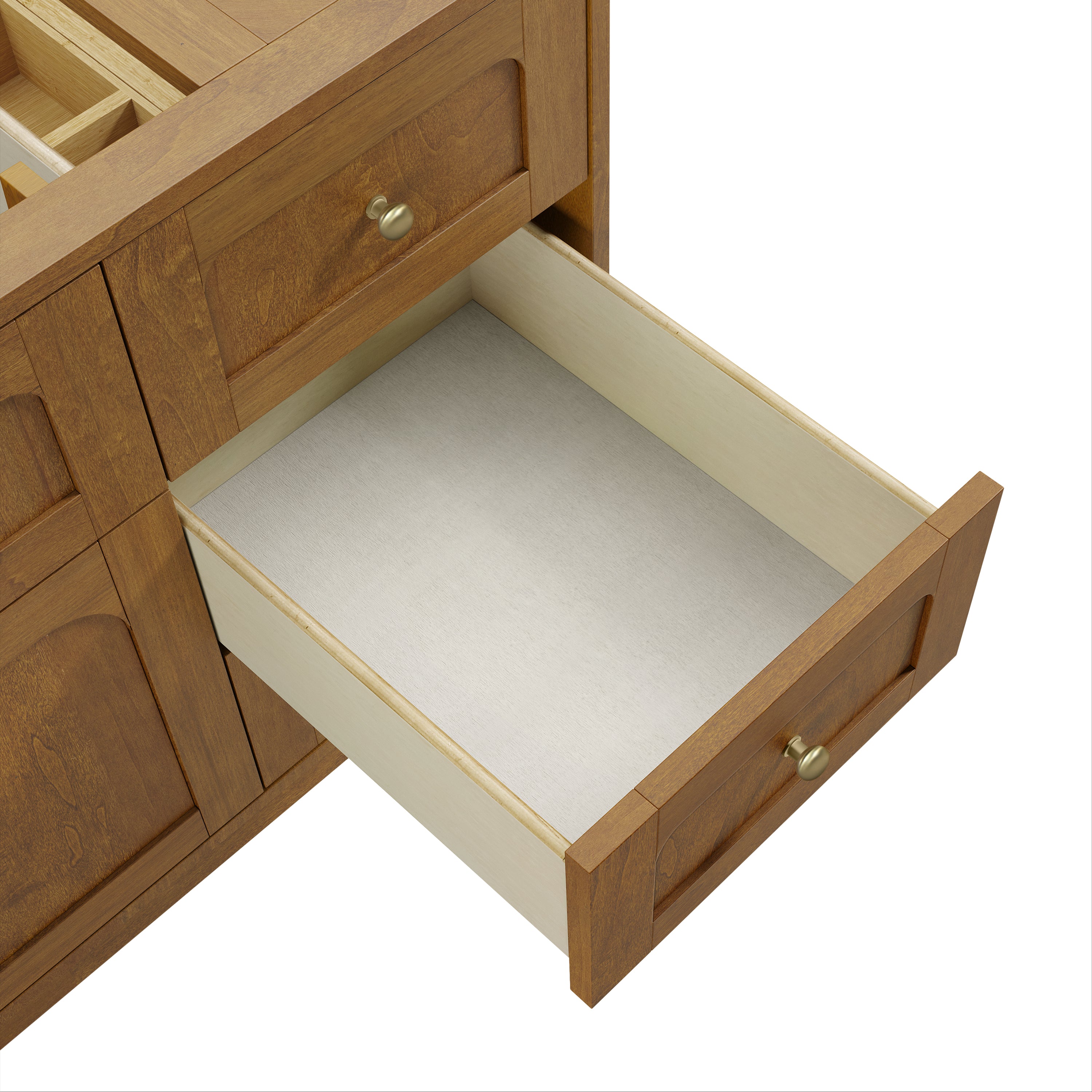 James Martin Laurent 48" Single Vanity in Honey Oak with 3cm Countertop