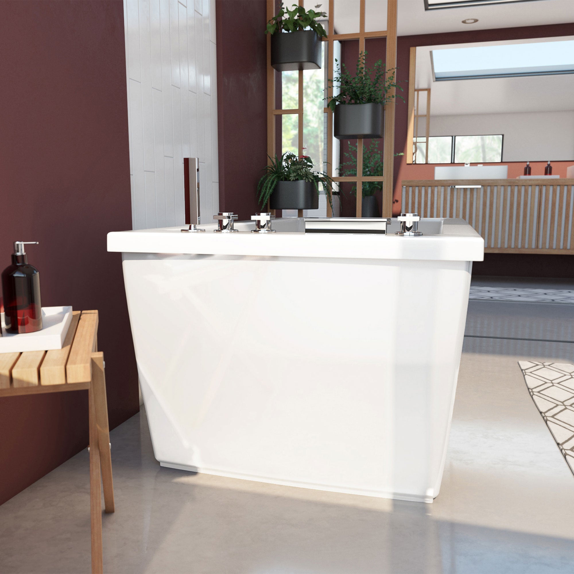 DreamLine Levantine 60 in. L x 23 in. H Bathtub