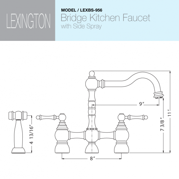 Lexington Bridge Kitchen Faucet