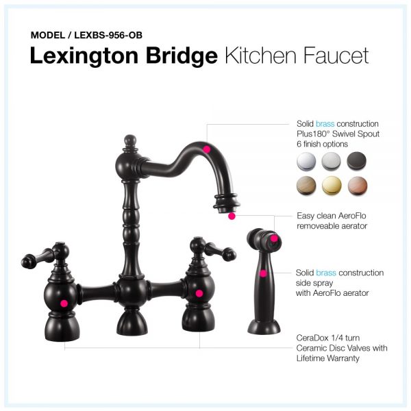 Lexington Bridge Kitchen Faucet
