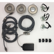 SaunaLogic2 Spectra Puck Light Kit – 3-Light Chromatherapy System (SKU 3162-147)