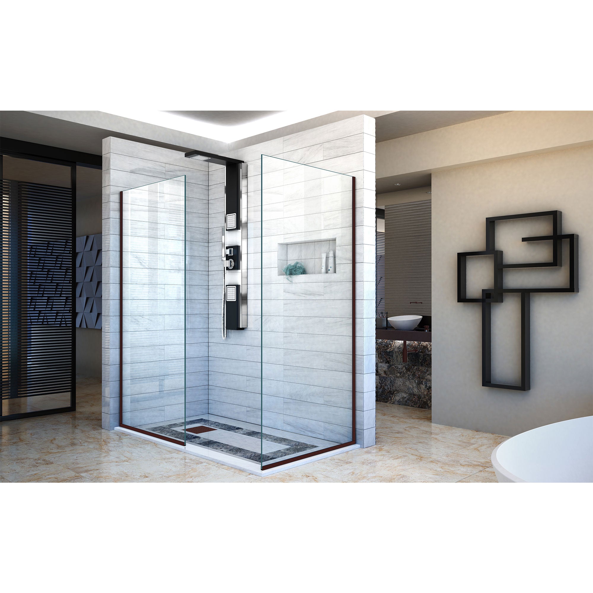 DreamLine Linea 34" W Shower Door