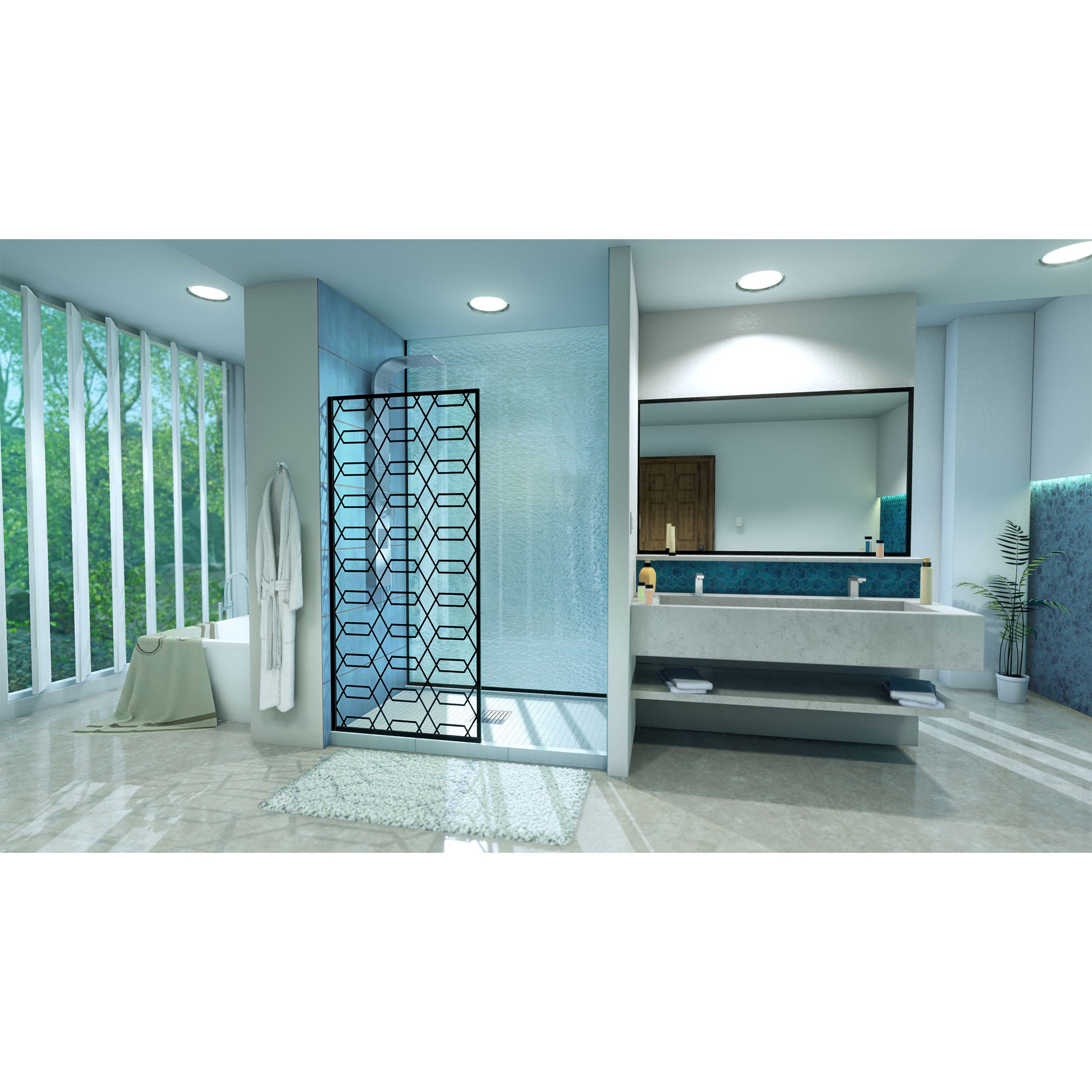 DreamLine Linea Maze 34" W Shower Door