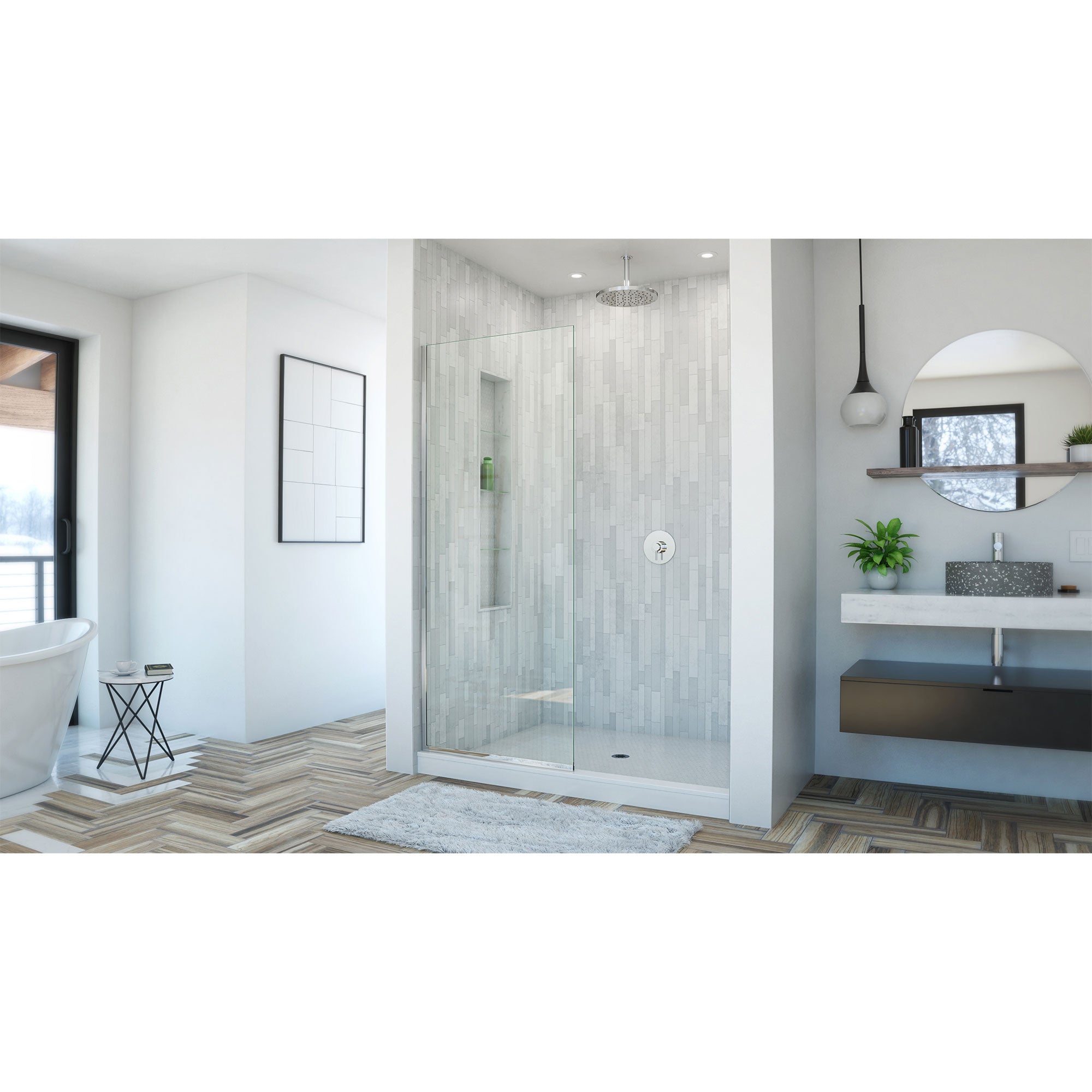 DreamLine Linea 30" W Shower Door