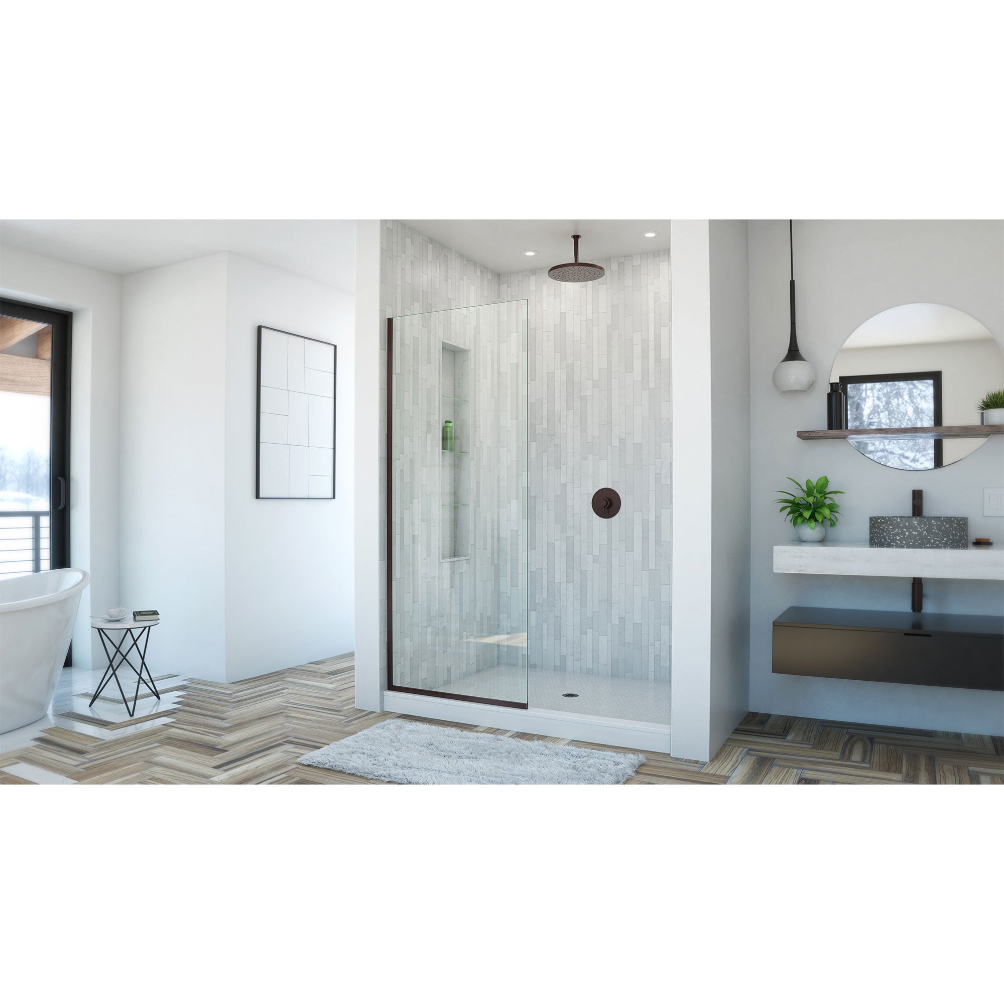 DreamLine Linea 30" W Shower Door