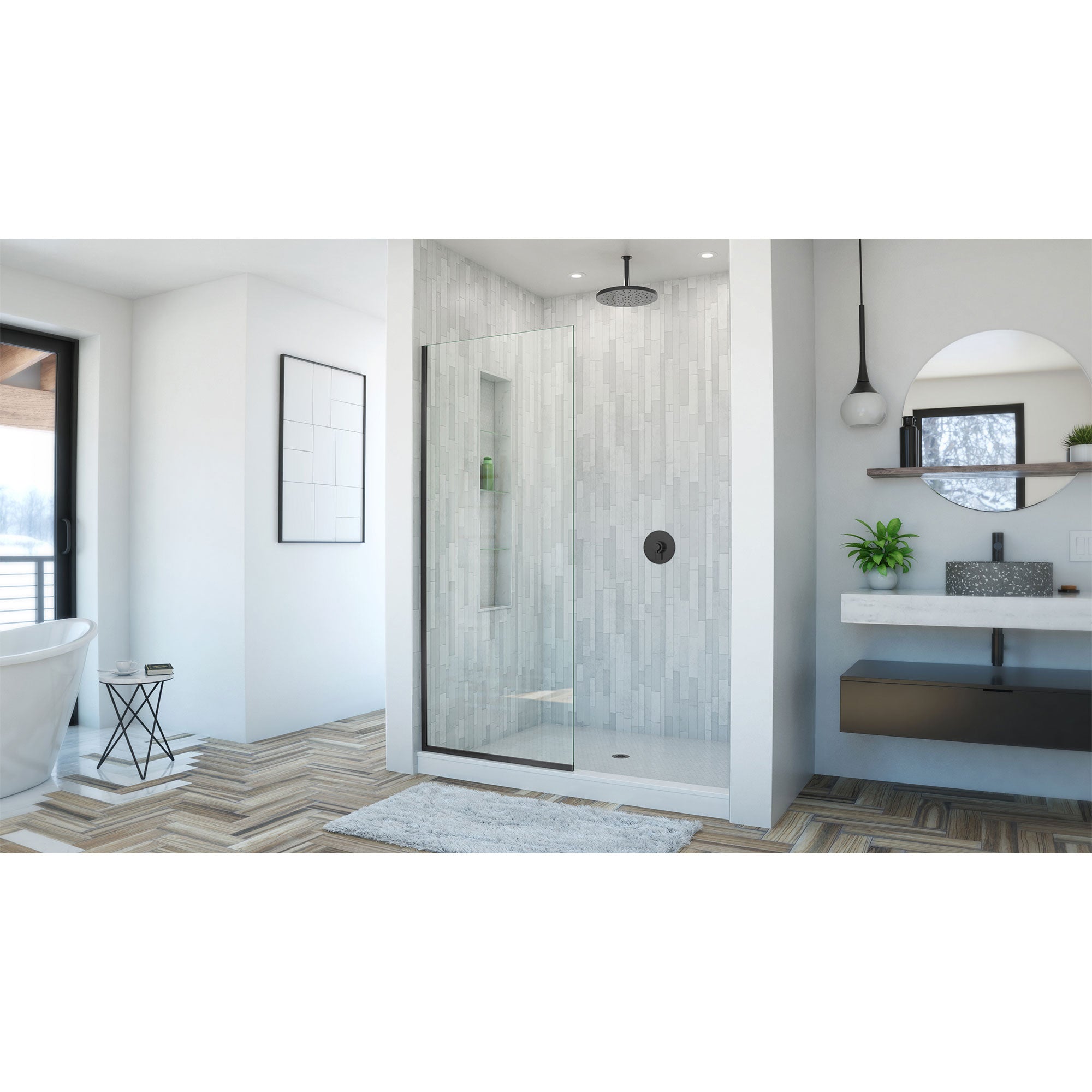 DreamLine Linea 34" W Shower Door