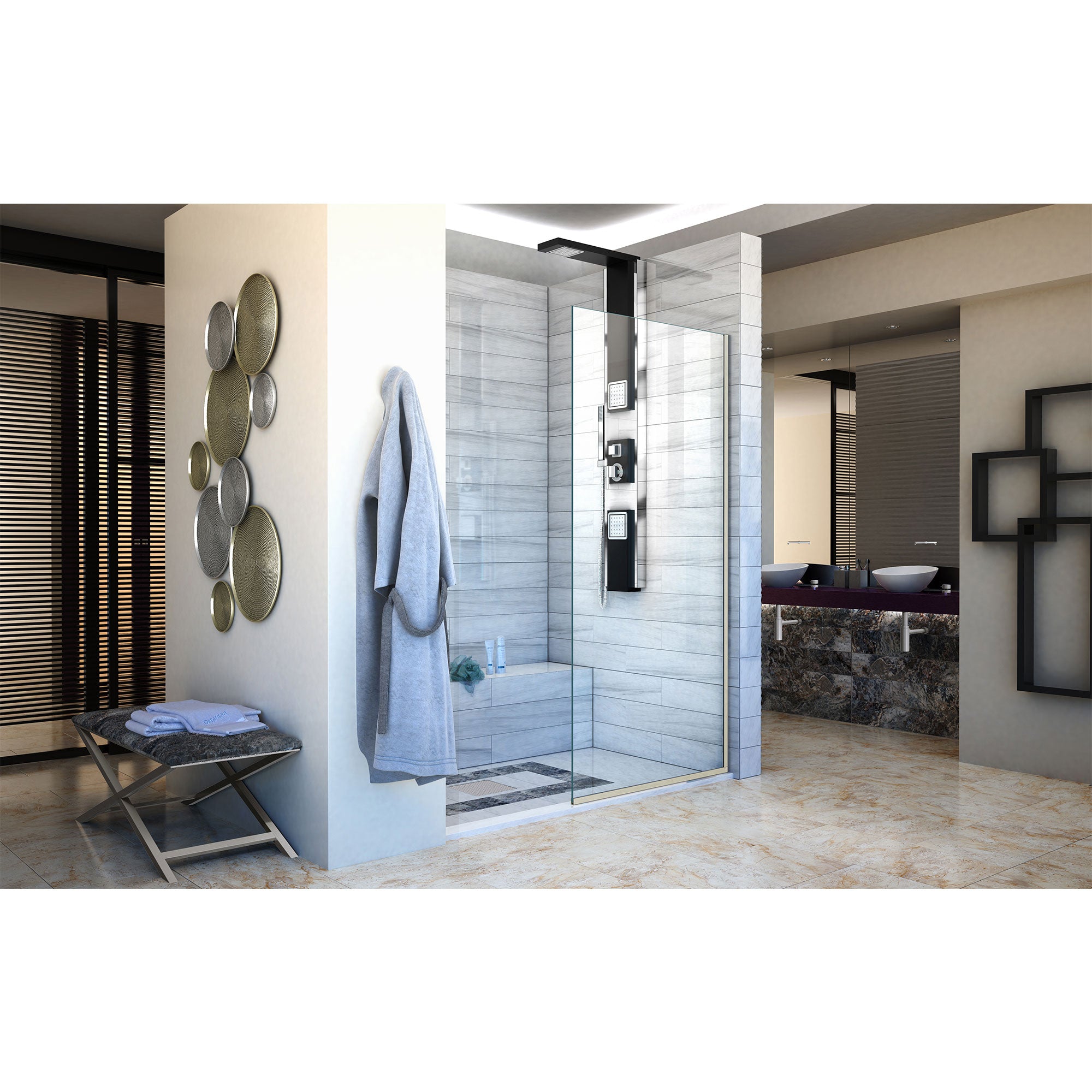 DreamLine Linea 34" W Shower Door