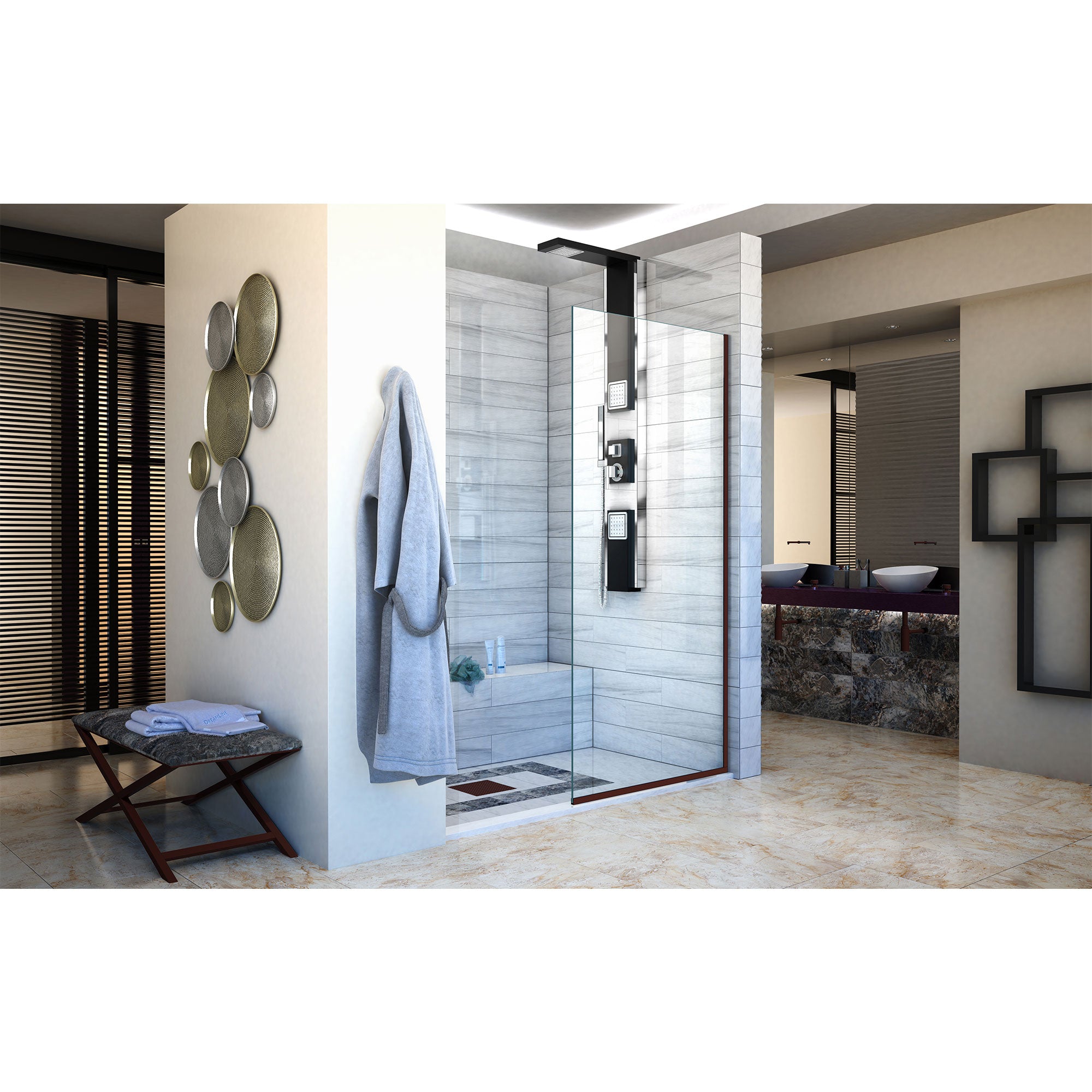 DreamLine Linea 34" W Shower Door