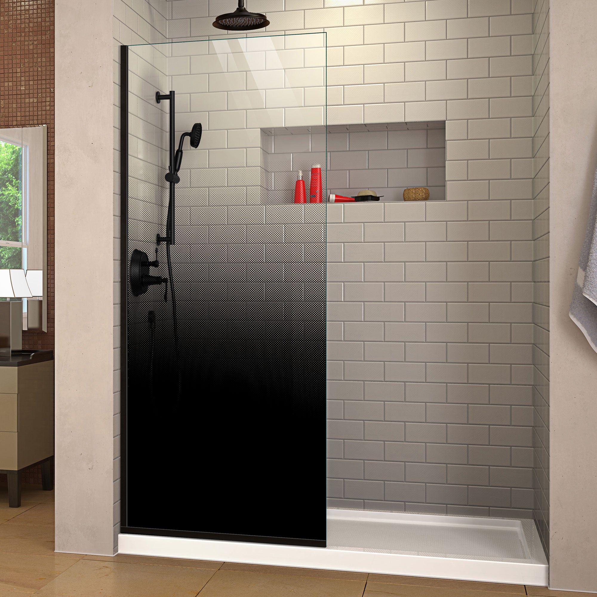 DreamLine Linea Ombre 34" W Shower Door