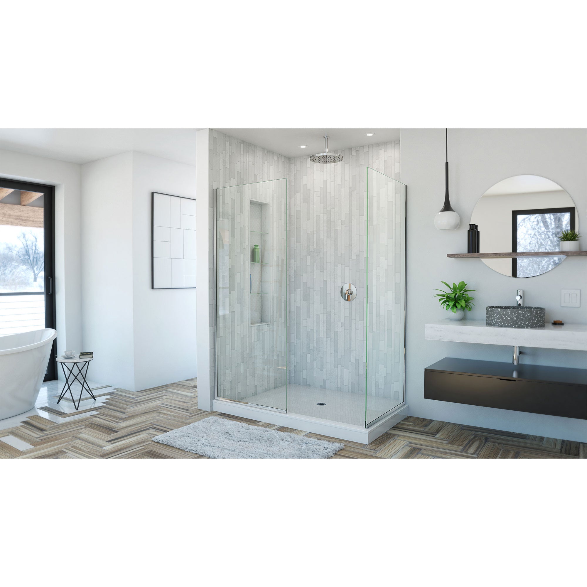 DreamLine Linea 34" W Shower Door