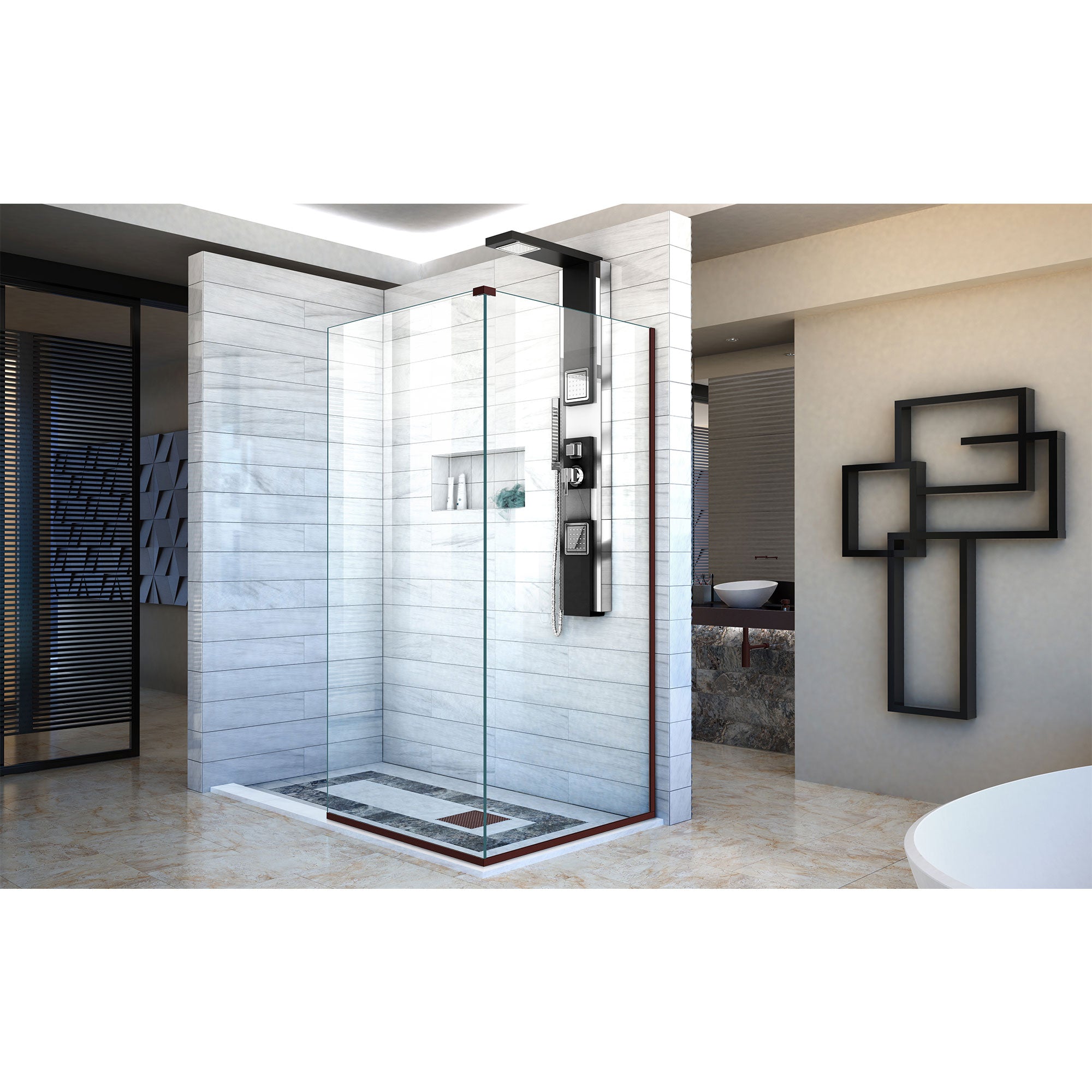 DreamLine Linea 34" W Shower Door