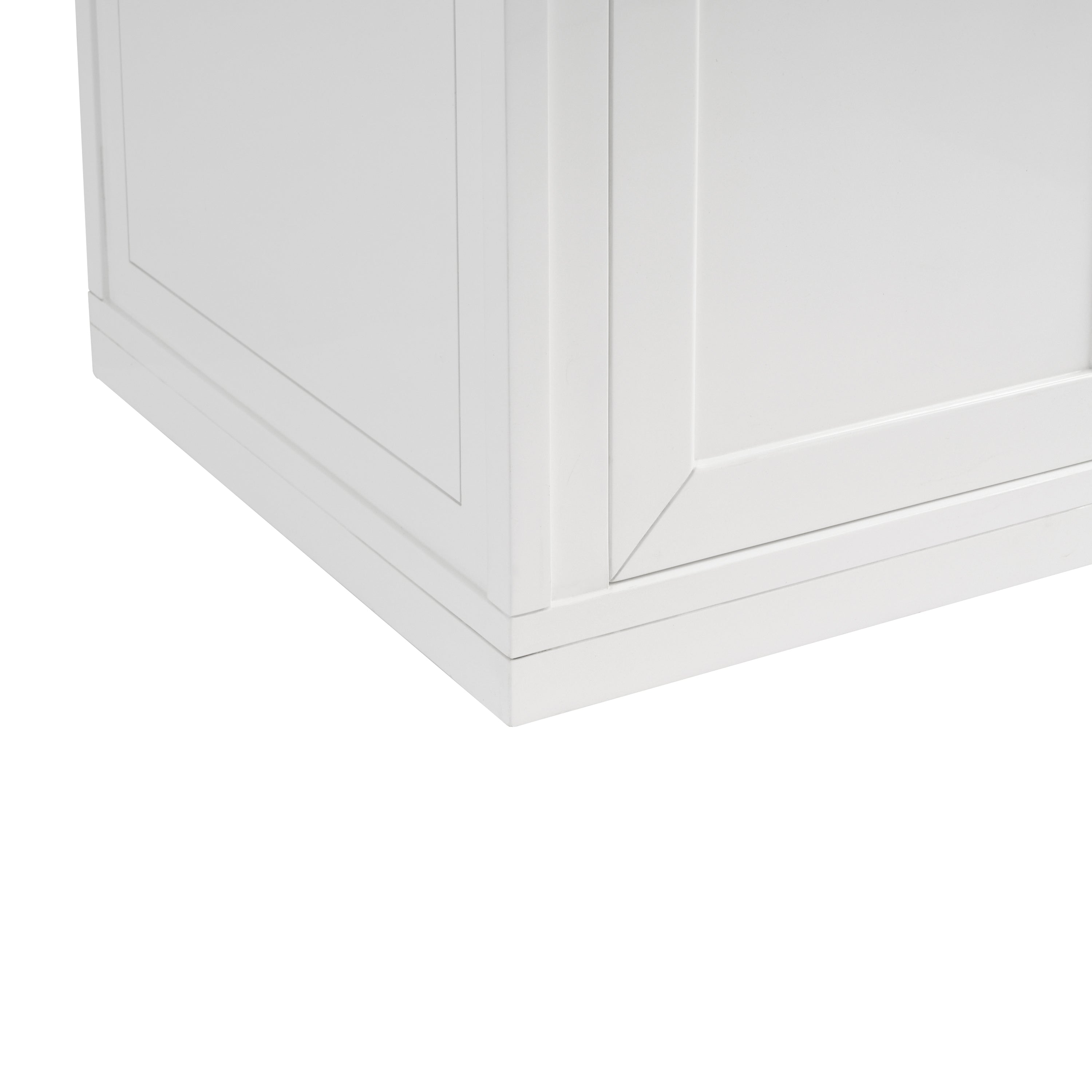 James Martin Chicago 36" Single Vanity in Glossy White with 3cm Countertop