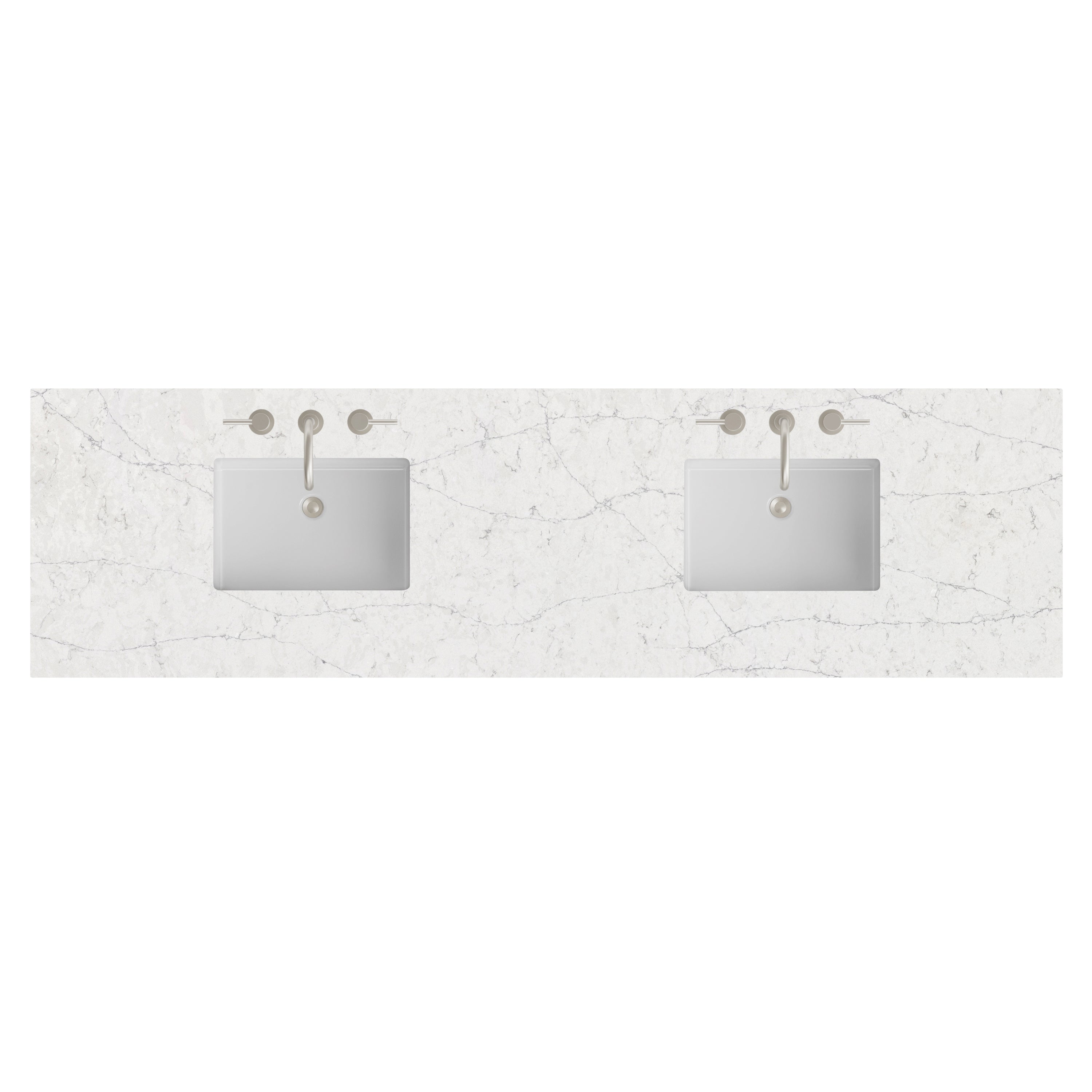 James Martin 84" Double Top with Sink, 3cm