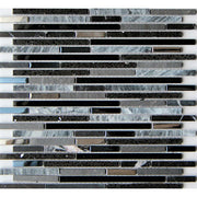 LLuvia Mirror Glass & Stone Mix Mosaic