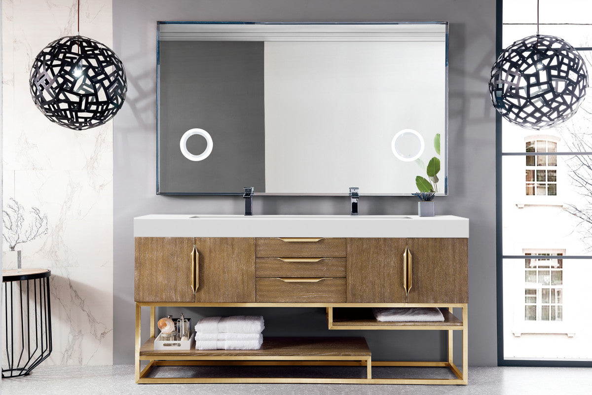 Columbia 72" Double Vanity Cabinet