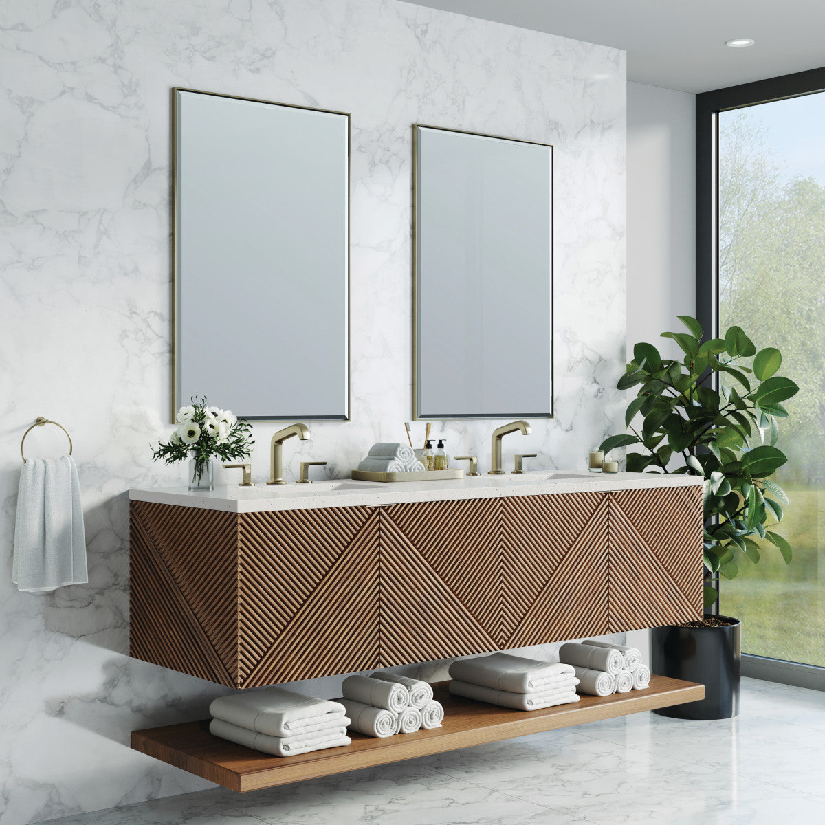 Marcello 72" Double Vanity Cabinet