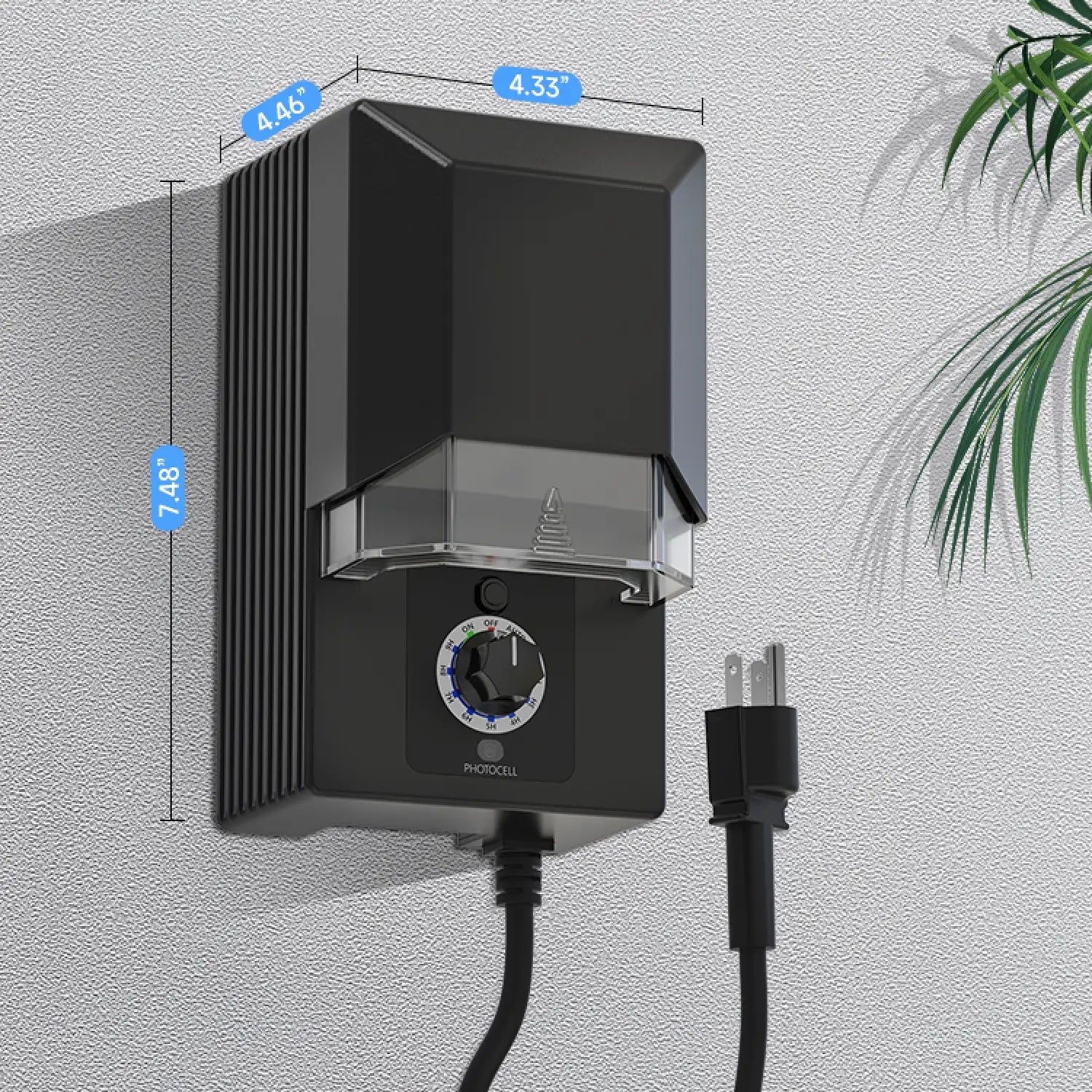 Low Voltage Outdoor Light Transformer with Timer and IP65 Weatherproof