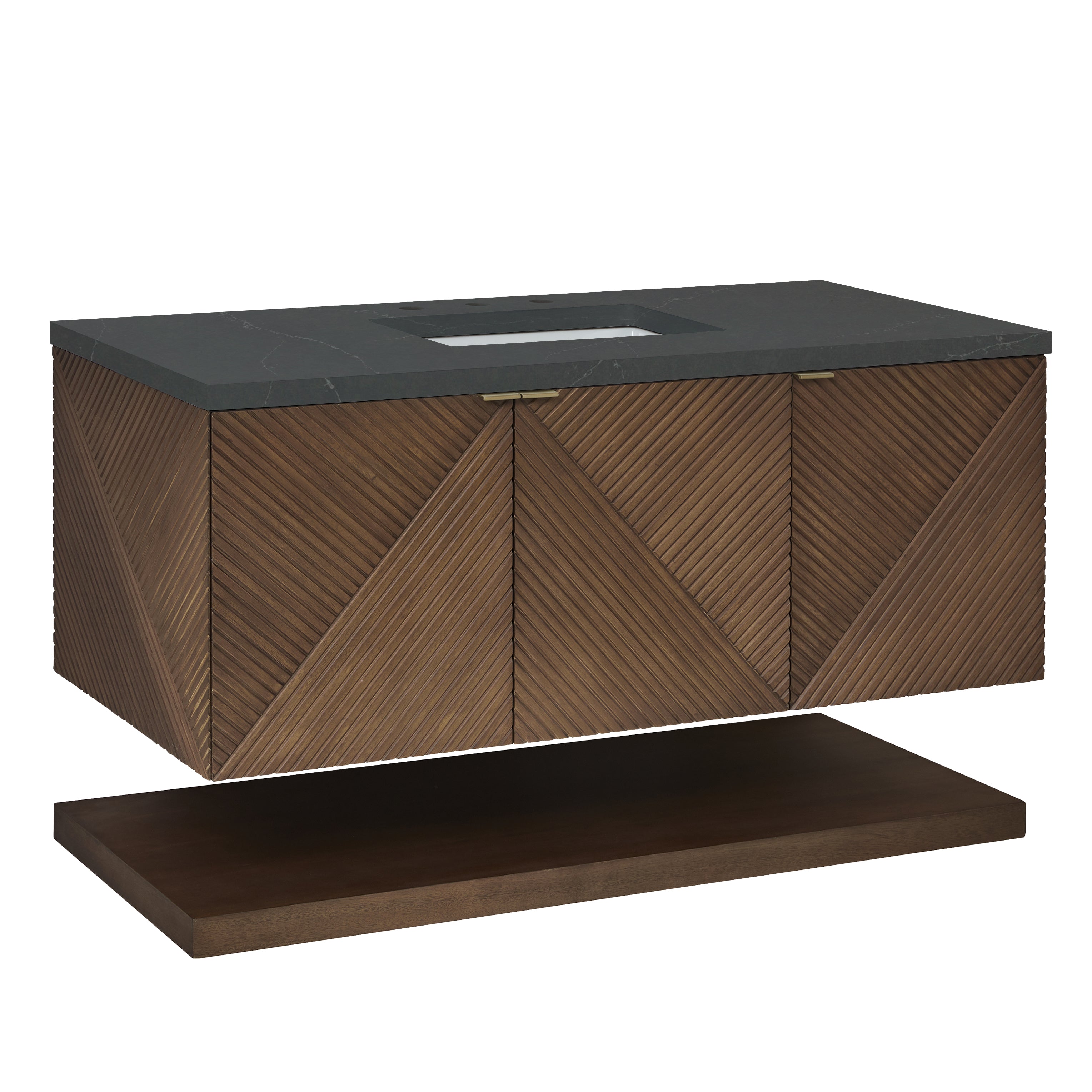 James Martin Marcello 48" Single Vanity in Chestnut with 3cm Countertop