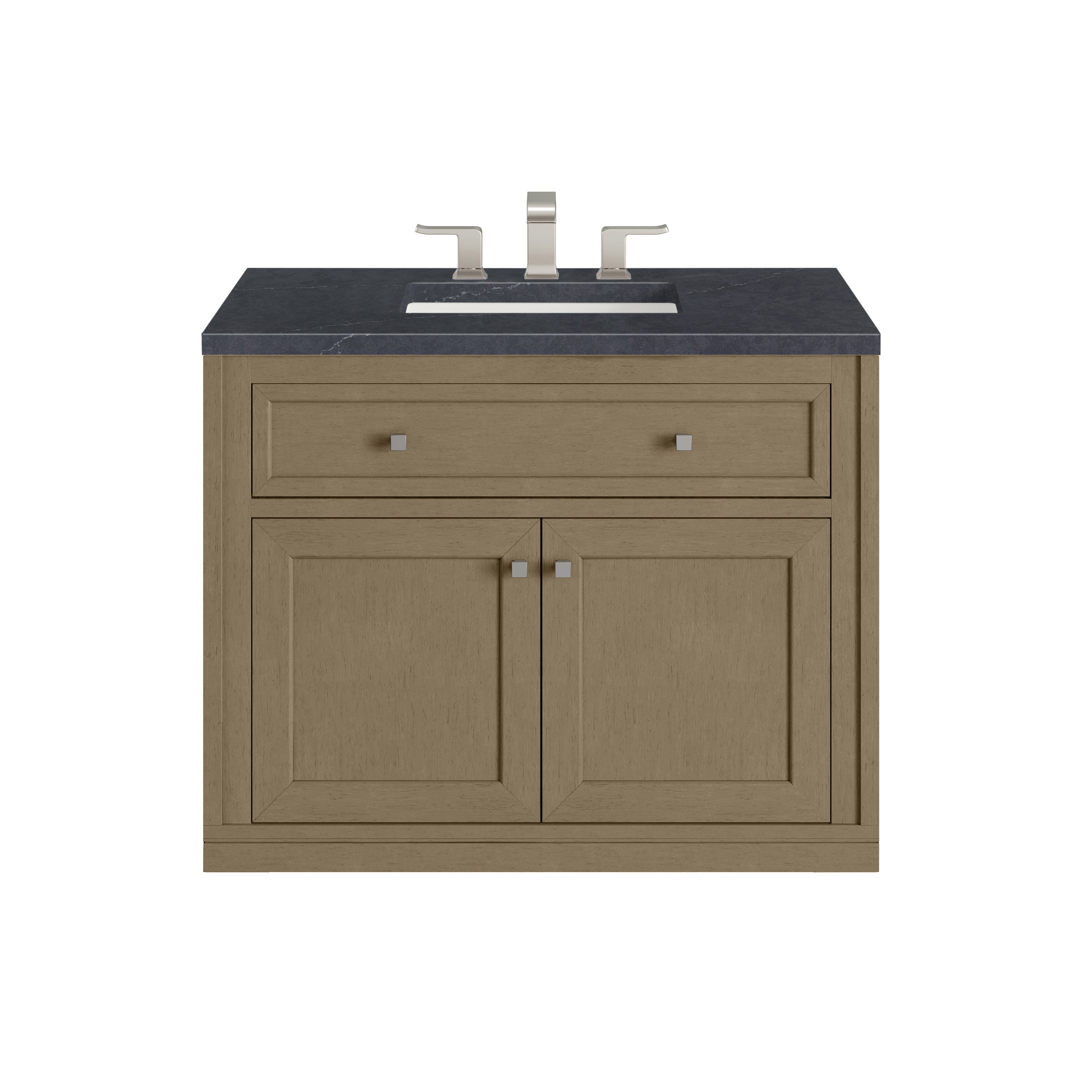 James Martin Chicago 36" Single Vanity in Walnut Whisper with 3cm Countertop