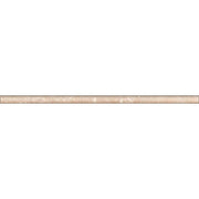 Light Travertine Filled And Honed Molding Pencil 1/2"X12"