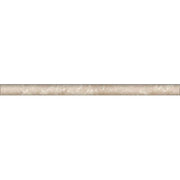 Light Travertine Filled And Honed Molding Bullnose 3/4"X12"