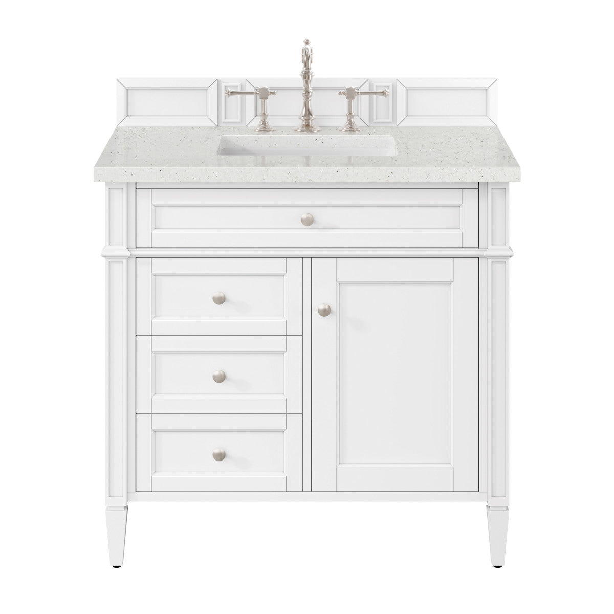 Brittany 36" Single Vanity in Bright White