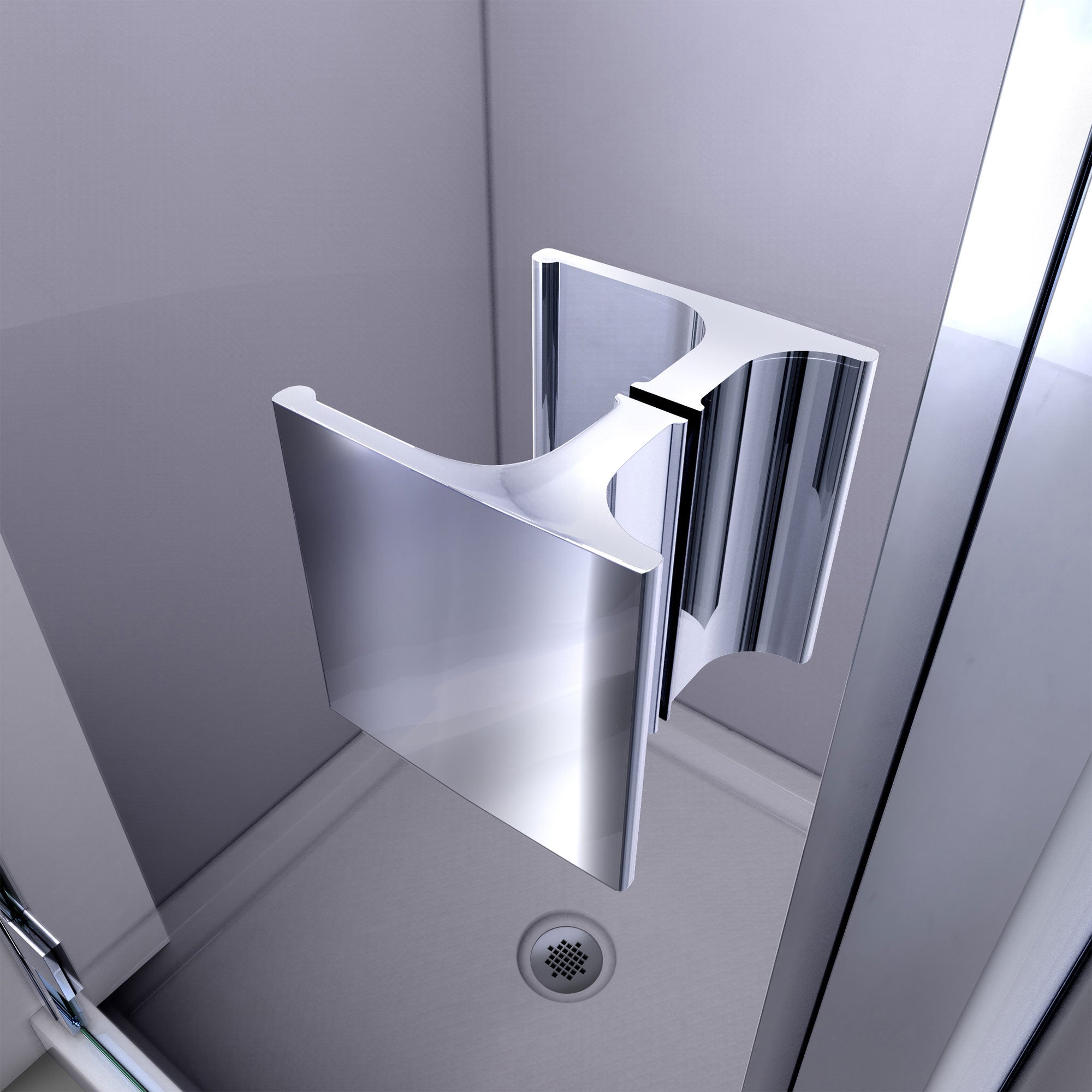 DreamLine Lumen 36" D x 36" W Shower Door and Base