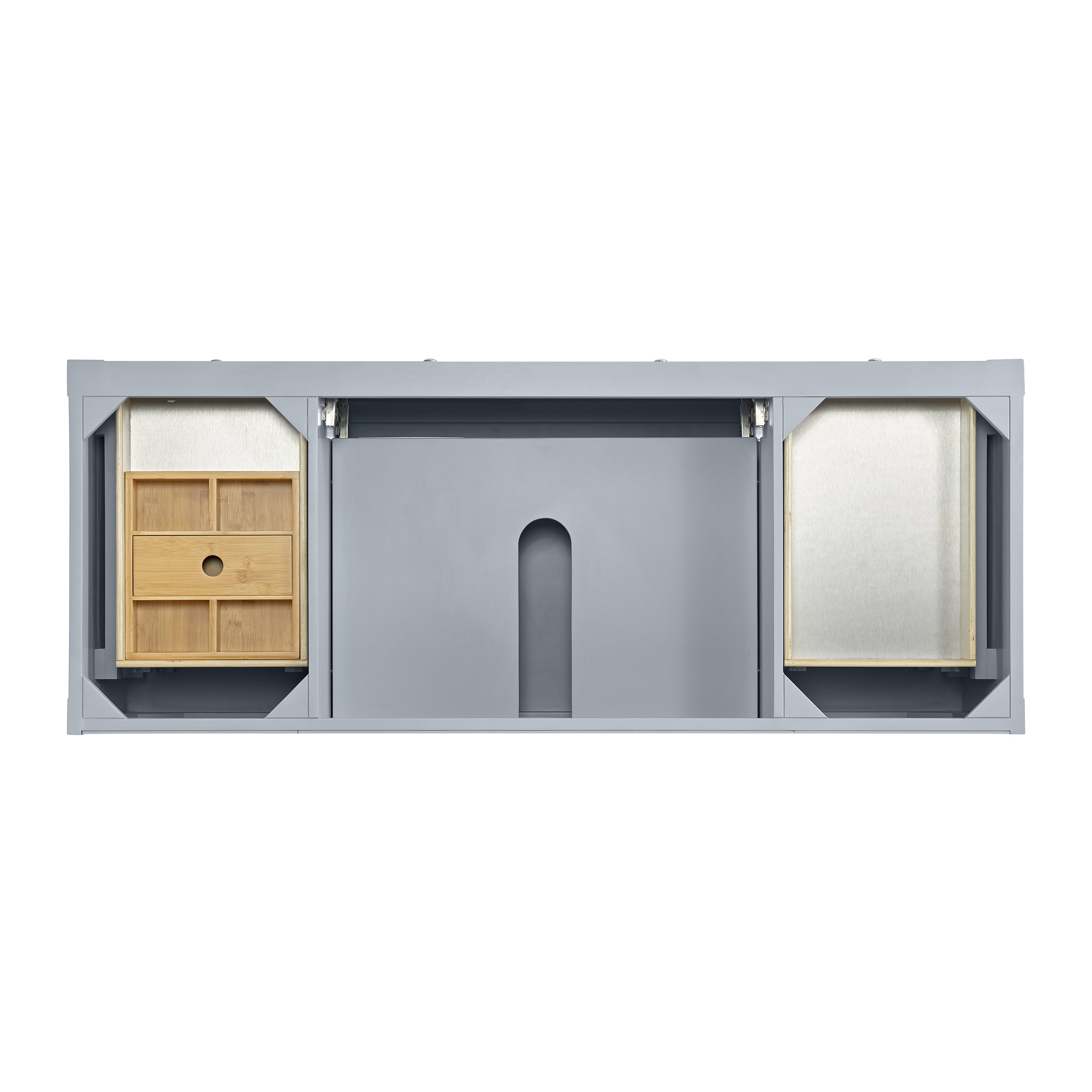 James Martin Breckenridge 60" Single Vanity in Serenity Blue with 3cm Countertop