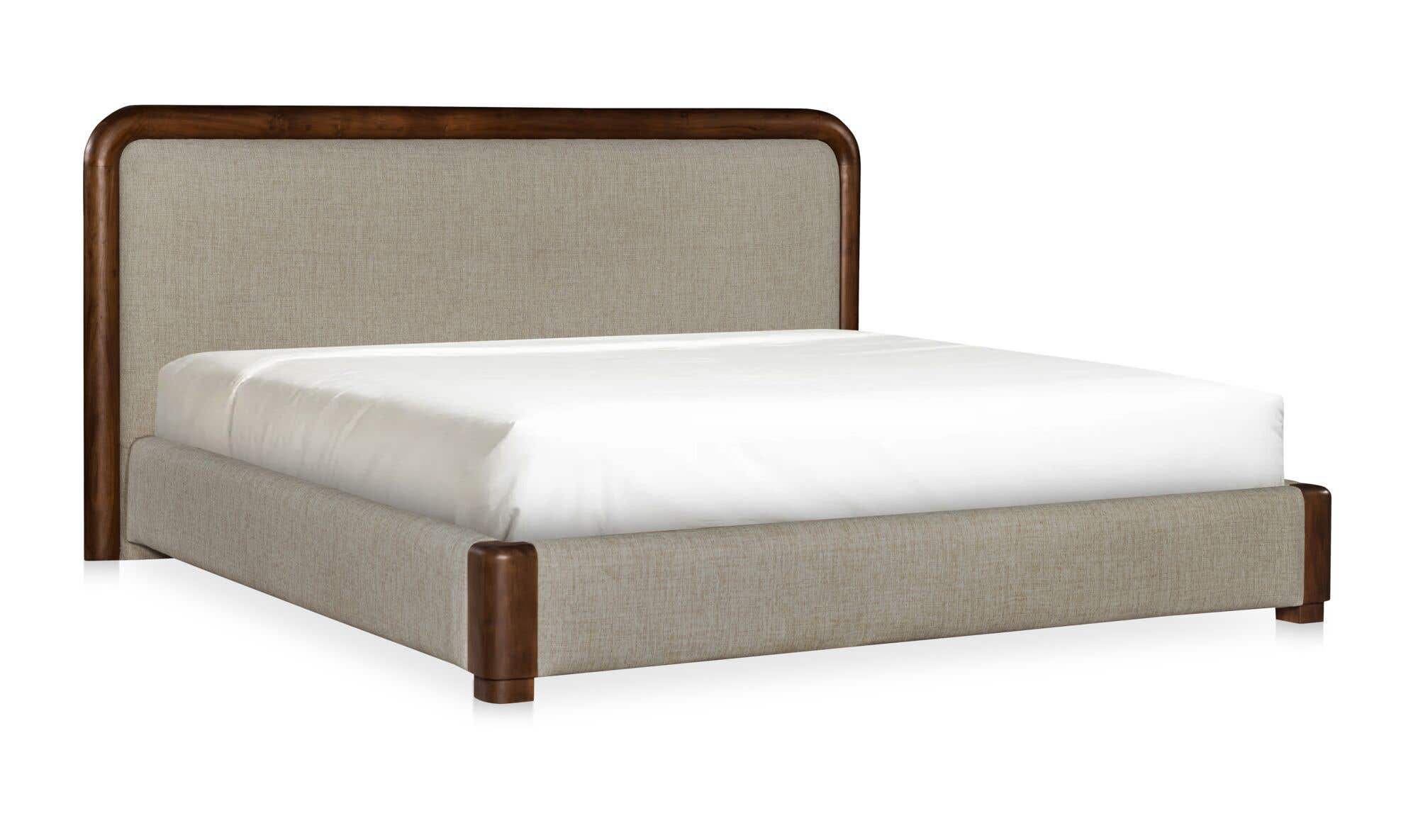 Moes Bower King Bed Brown LX-1080