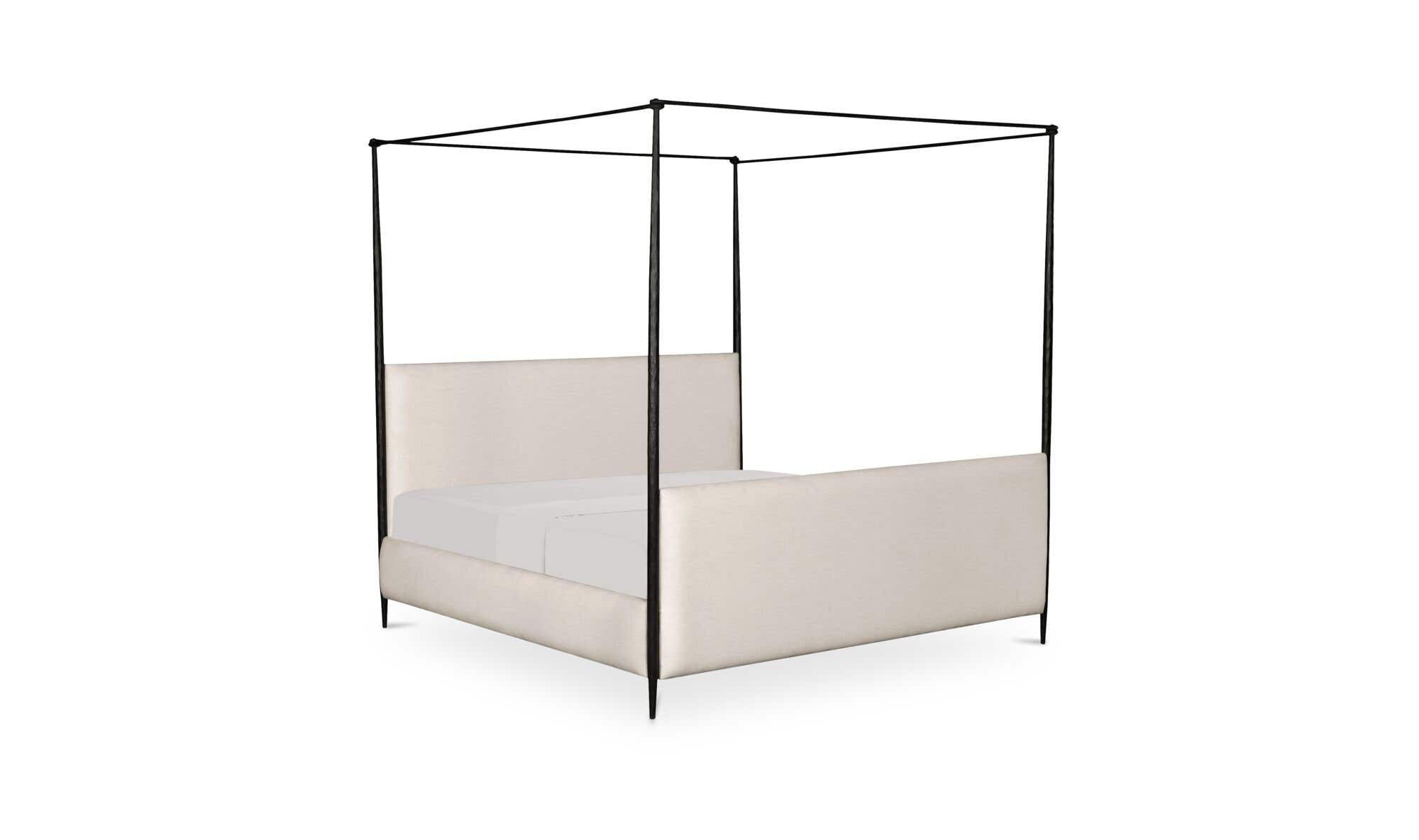 Moes Viola Queen Bed Beige LX-1083