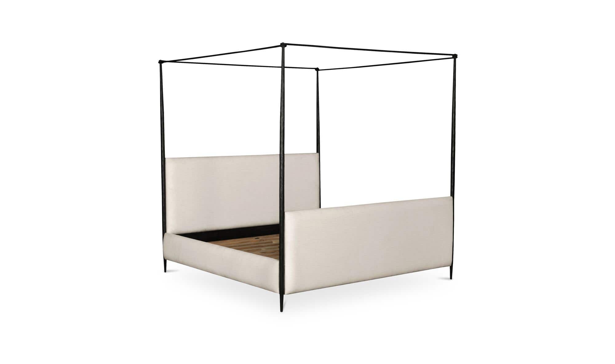Moes Viola Queen Bed Beige LX-1083