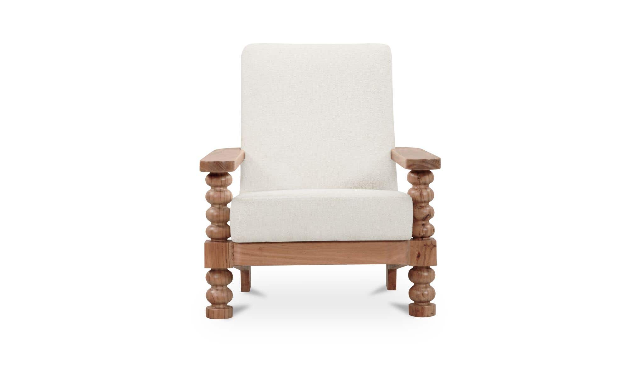 Moes Ingrid Accent Chair Off White LX-1094