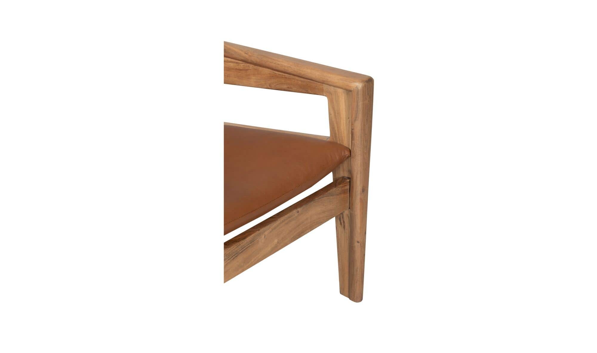 Moes Baker Accent Chair Brown LX-1095