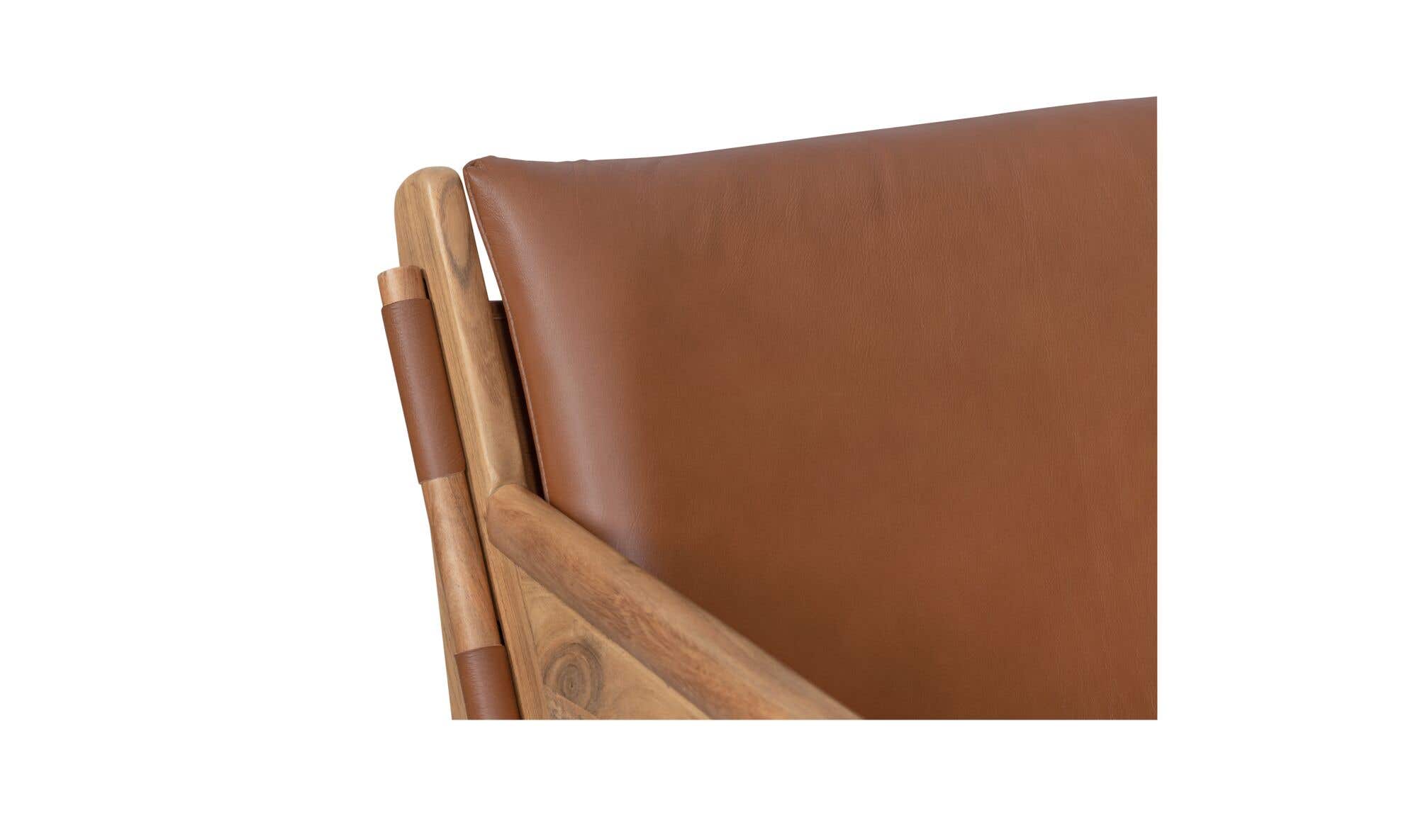 Moes Baker Accent Chair Brown LX-1095