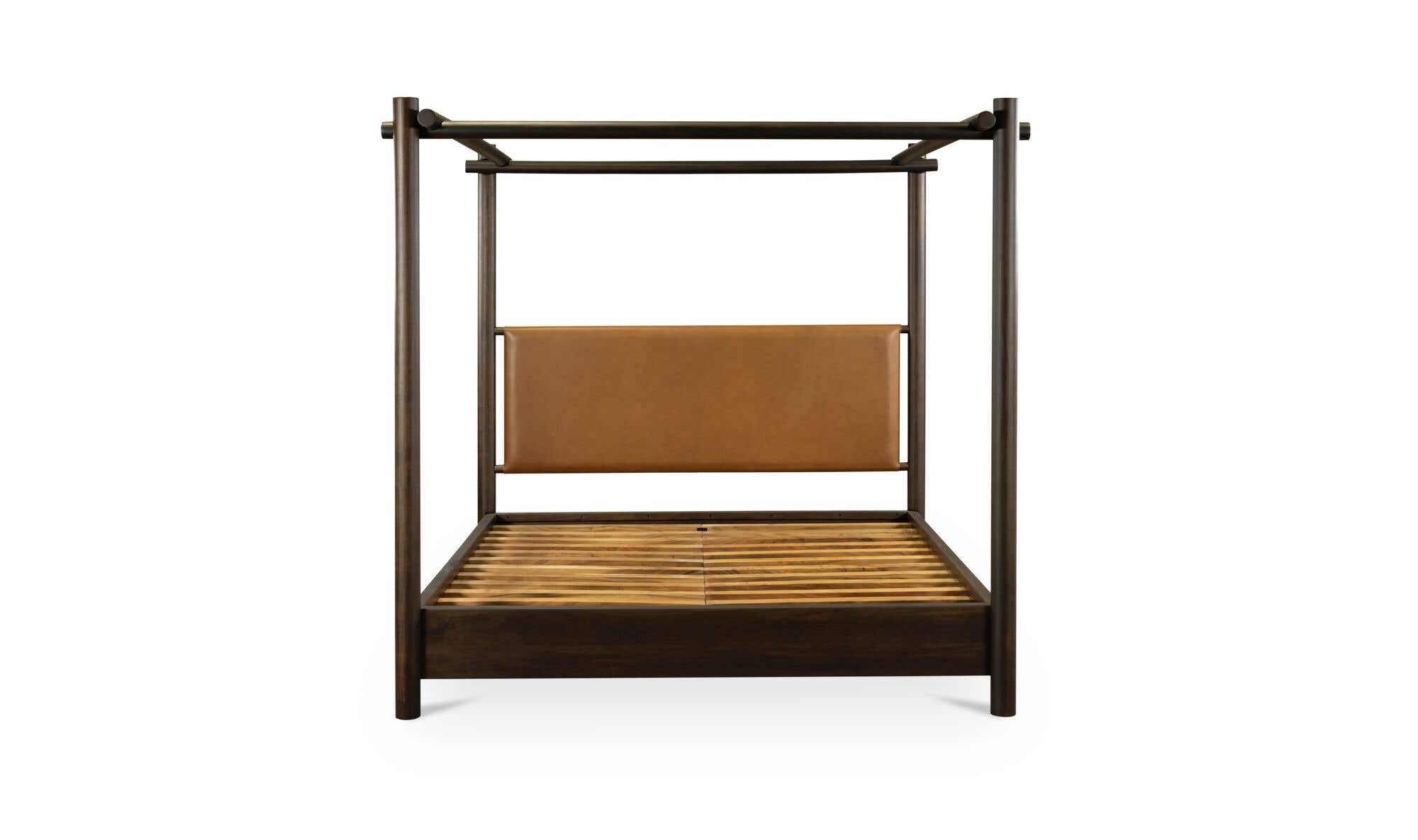Moes Devin Bed King Brown LX-1098