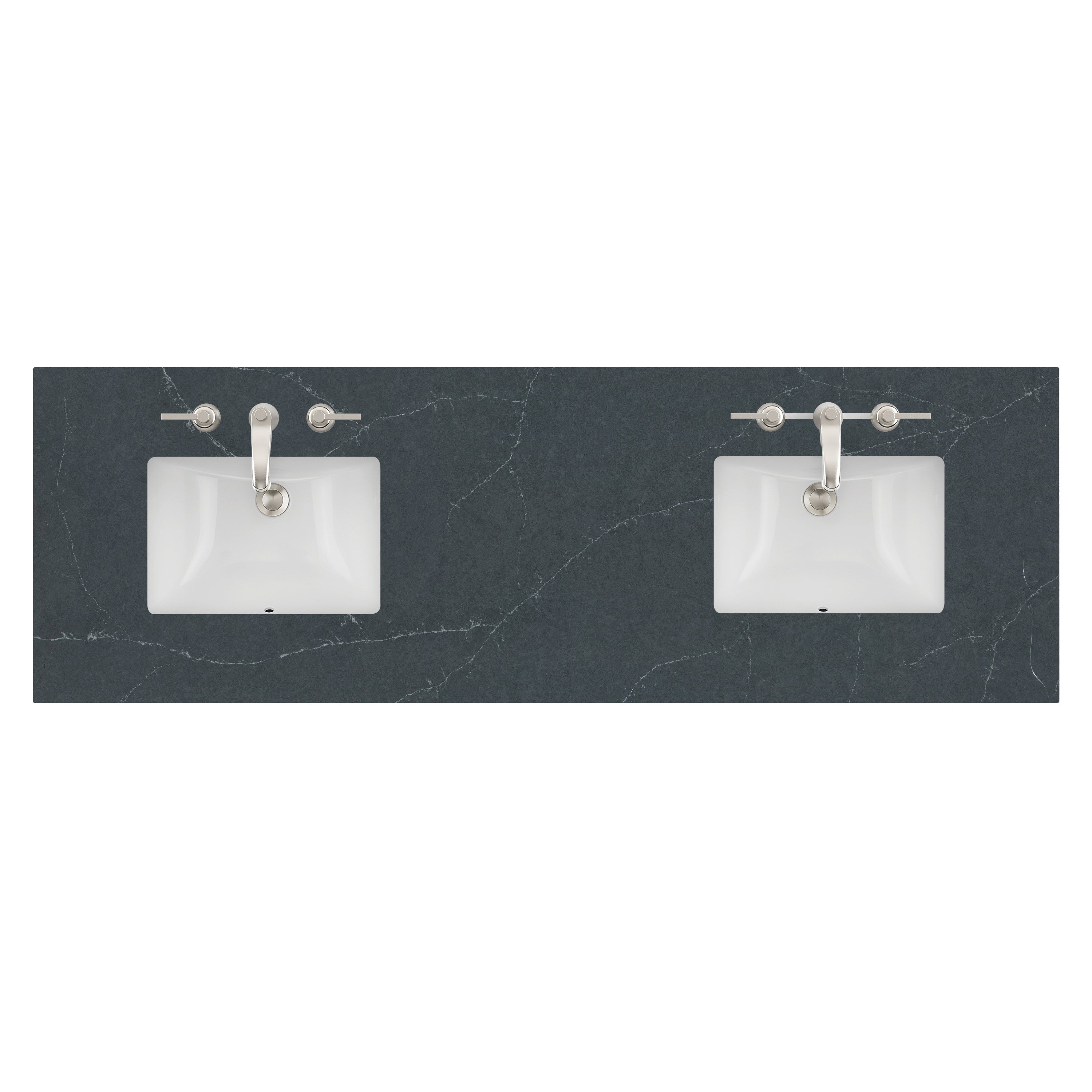 James Martin 72" Double Top with Sink, 3cm
