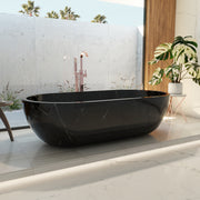 MAIDSTONE | DXV Monte Carlo 75 Inch Double Ended Marble Stone Tub