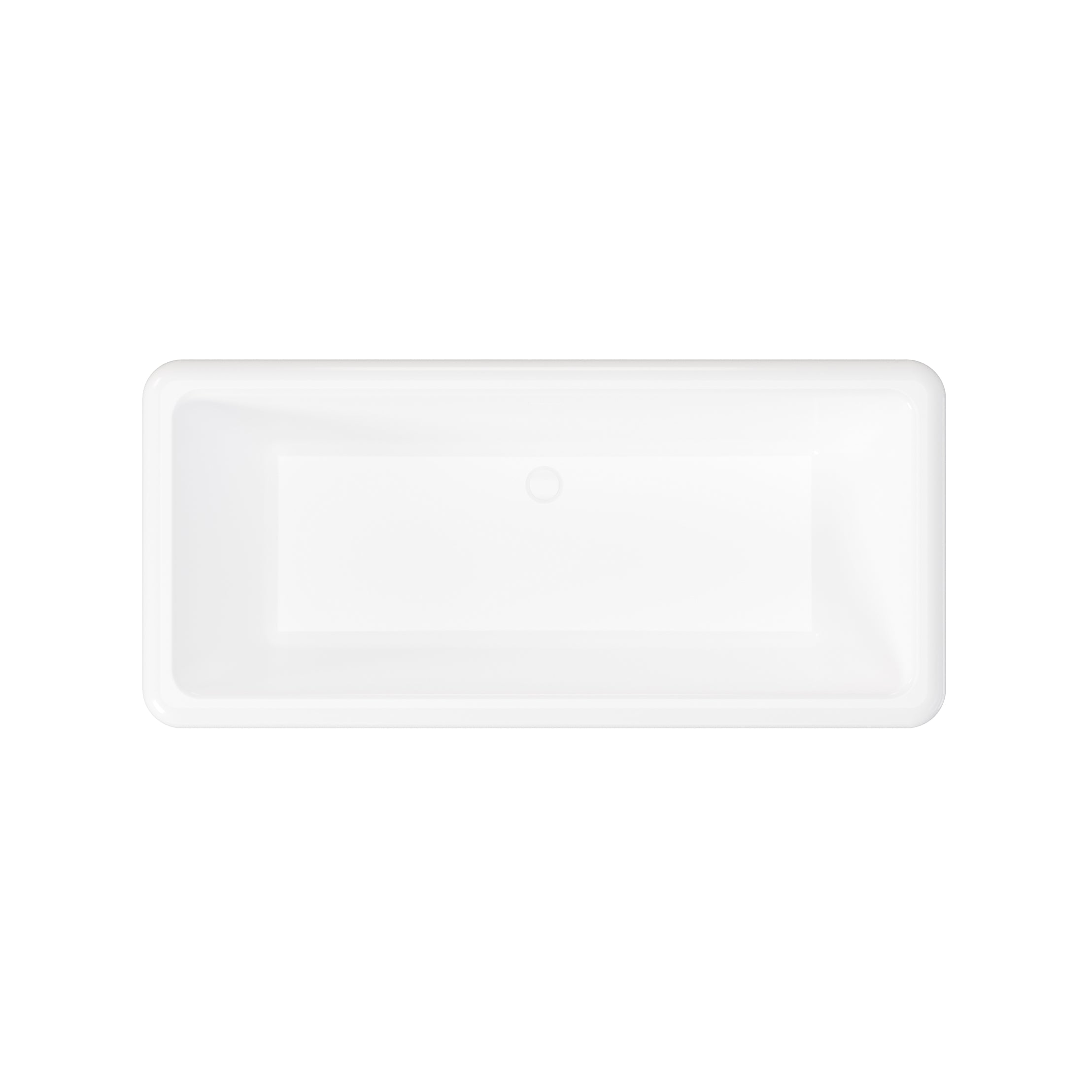 MAIDSTONE | DXV Evora 68 Inch Double Ended Pedestal Freestanding Bathtub