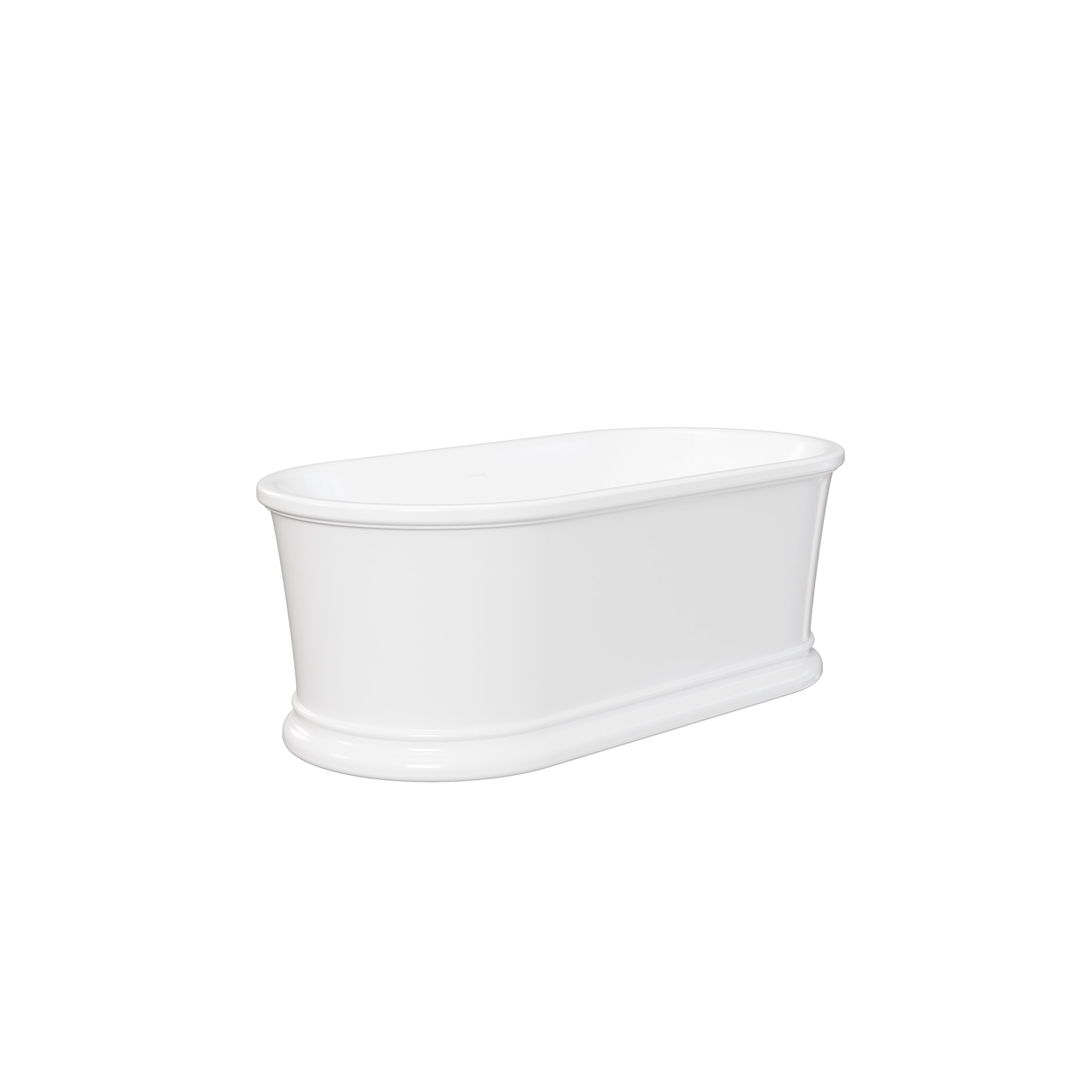 MAIDSTONE | DXV Heston 66" Double Ended Acrylic Freestanding Tub