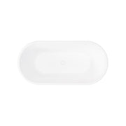 MAIDSTONE | DXV Heston 66" Double Ended Acrylic Freestanding Tub