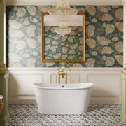 MAIDSTONE | DXV MARELLA 67 Inch Cast Iron Double Ended Skirted Tub - No Faucet Drillings - White