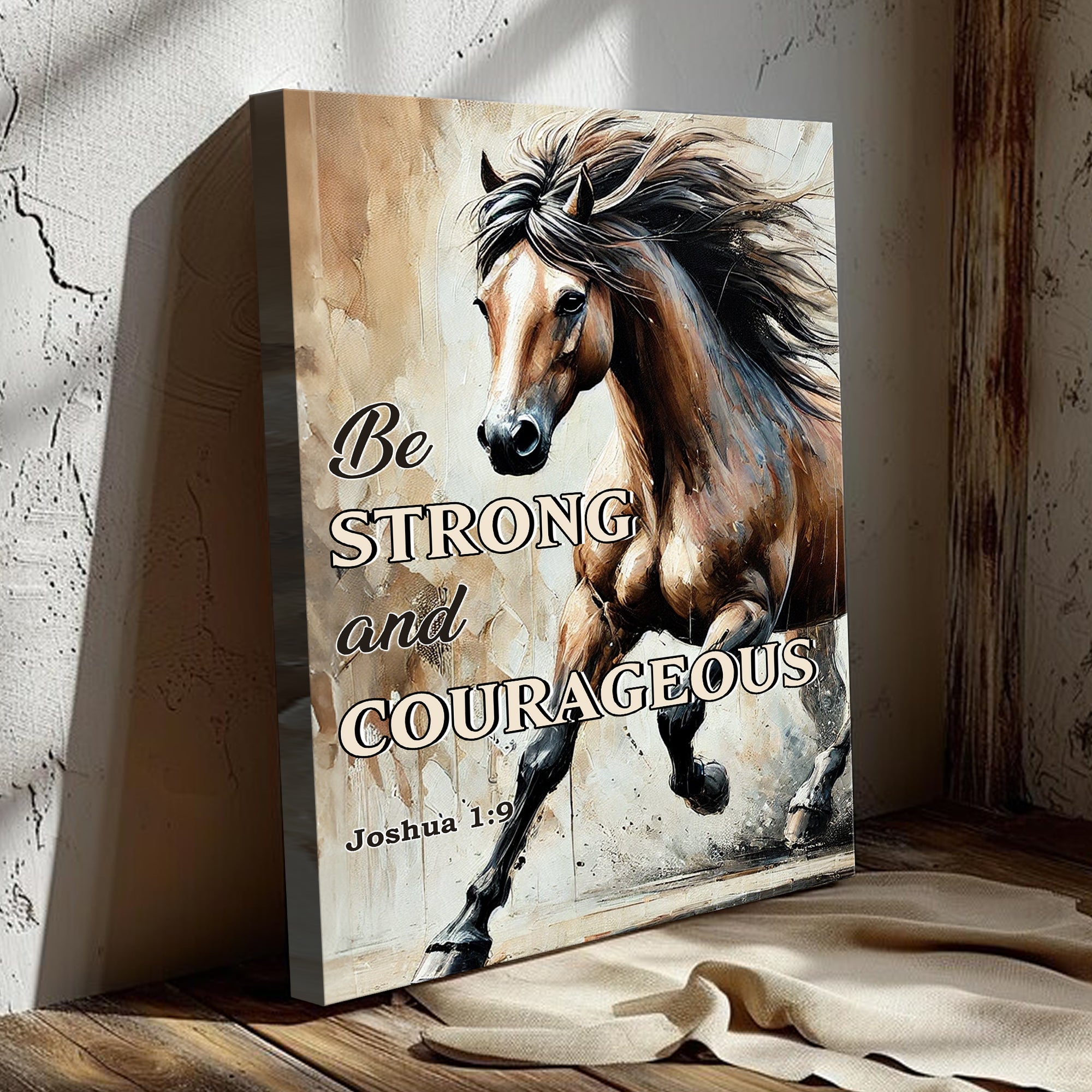 Be Strong And Courageous Faith Sign V – GS Design Center LLC