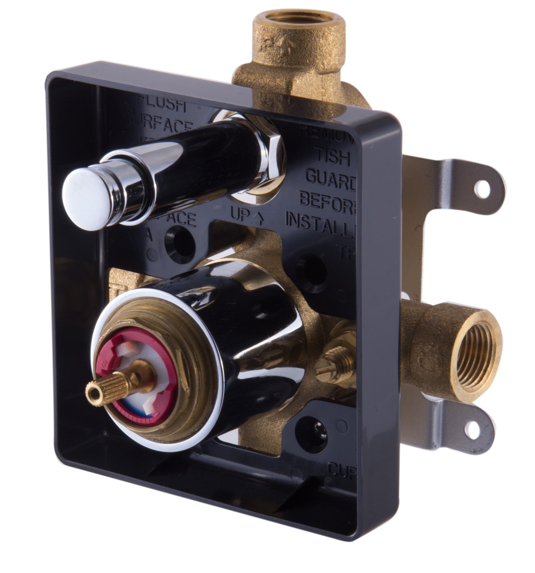 ALFI brand AB1701 Pressure Balanced Round Shower Mixer with Diverter