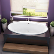 Maax Tympani 72 x 42 Acrylic Drop-in Center Drain Bathtub
